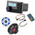 Clarion CMM-10 Marine Source Unit with CMS-651RGB-SWB 6.5-inch LED RGB Marine Coaxial Speakers, Sport Grilles & LED Remote