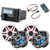 Clarion CMM-10 Marine Source Unit with (2) CMSP-651RGB-SWG 6.5-inch Premium Marine Coaxial Speakers, Sport Grilles RGB LED & Lighting Remote