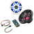Clarion CMS-651RGB-SWB 6.5-inch Speakers, Sport Grilles with RGB LED Lighting & Remote