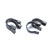 Clarion Premium RGB LED UTV 6.5" Marine Speaker Bundle including White & Gunmetal speaker grills, SSV Works 6.5" speaker pods and 1.85" cage mounts