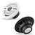 Clarion Classic Grill UTV 6.5" Marine Speaker Bundle including White & Black speaker grills, SSV Works 6.5" speaker pods and 2.0" cage mounts