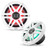 Clarion CMS-651RGB-SWB 6.5" Marine LED speaker and CMR-L1 LED remote bundle