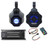 Alpine SPV-65RGB-CAN 6.5” Cage-Mounted Universal Weather-Resistant Coaxial RGB LED Speaker Pods with Amp & Led Remote