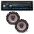 Alpine UTE-73BT Bluetooth Car Stereo with 2 SXE-1726S 220W Coaxial Speakers. No-CD Mechless Digital Media Receiver Head Unit