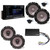 Alpine iLX-507 7" Multimedia Receiver Wireless Apple CarPlay & Wireless Android Auto w/ A Pair Alpine SXE-1751S 6.5" Component, SXE-1726S 6.5" Coax & Power Pack