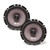 Alpine SXE-1726S 6 1/2" 2 way Coaxial Speakers (Pair) w/ PWE-S8 Powered 8inch Woofer Bundle