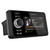 Hertz Capri H100 Marine 4.3" Color Display Media Receiver with 2 Capri HD1 Optional Remote Controls with Display and 16' Extension and Y Cables