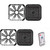 Kicker (2) 46L7T102 L7T L7-Thin 10-Inch (25cm) Subwoofer, Dual Voice Coil, 2-Ohm, 500 Watt w/ Chrome  LED Grill & Remote Bundle