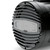Hertz 1 Pair of HTX-8-M-FL-C Marine 8" Black Coaxial Flat Mount Tower Speakers