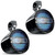 Hertz 1 Pair of HTX-8-M-CL-C Marine 8" Black Coaxial Tower Speakers with Clamp