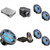Hertz 2 Pairs of HMX 6.5 S-LD-G Marine Coax and 1 HMS 10 S4-LD-G 10" Marine Subwoofer with Venezia V5C 5-Channel Compact Marine Amplifier with remote knob and LED Controller