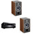Focal Vestia No1 Bookshelf Speakers in Dark Wood, Pair, with 7.2-Channel AV Receiver Bundle