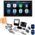 Alpine ILX-W650 7-Inch Mech-less Receiver with PAC RPK4-FD2101 2015 and later Ford Truck 8" Screen Installation Kit