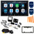 Alpine ILX-W650 Receiver with PAC RPK4-FD2101 2015 and later Ford Truck Kit with Back up Camera and License Plate Frame