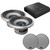 Alpine S2-A60M S-Series Class-D Amp, (2) S2-W10D2 10" S-Series Dual 2-Ohm Car Sub & Grill