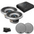 Alpine S2-A60M S-Series Class-D Amp, (2) S2-W10D2 10" S-Series Dual 2-Ohm Car Sub & Grill w/ RUX bundle