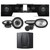 Alpine PXE-C80-88 OPTIM8 8-Channel Hi-Res Digital Sound Processor Amplifier w/ S-DB8V-TRK Dual 8” Preloaded Truck Sub Enclosure & S2-S69C 6x9" & 65 6.5" Comp / Coaxial Bundle