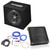 Alpine BBX-T600 Amplifier and 43VC124 Comp 12" Vented Port Subwoofer Enclosure - Includes wire kit