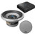 Alpine S2-A60M S-Series Class-D Amp, S2-W10D4 10" S-Series Dual 4-Ohm Car Sub & Grill