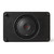 Alpine RS-SB12 12" Halo R-Series R2 Preloaded Sub Enclosure & R2-A75M Amp Bundle including RUX Bass Knob