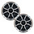 Two pairs of  Wet Sounds XS-65i-B 6.5" 60 Watt RMS Speakers with Kicker KMTED Black Tower/Roll Bar Enclosures