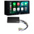 Alpine iLX-W770-M Wireless CarPlay Receiver with KTA-450 Amp