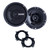 Memphis PRX602 6.5in Speakers & OEMBKT60 Mounting Brackets