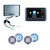Memphis SMC3 Boat Audio Kit, MM500.4V Amp & 4 White Speakers