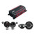 JVC 4-Ch Amp + 6.5in Component and Coax Speaker Bundle