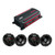 JVC 4-Ch Amp + 4 CS-DR1721 6.75in Car Speakers Bundle