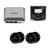 Rockford PMX-1, M0 Black 4-Speaker System and M2-300X4 Amp