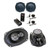Cerwin Vega XED525C 5.25 Components + XED693 6x9 Speakers
