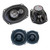 Cerwin Vega XED42 4 inch + XED693 6x9 Coaxial Speakers