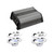 PowerBass PBM-600.4 Amp + 4 XL-69M 6x9 RGB Marine Speakers