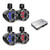 MTX MA800.4 Amp + 4 MA8C-BP 8in RGB Marine Tower Speakers