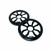 Diamond Audio HXM65F2 6.5" 2-Ohm Marine Speakers + Black Grilles