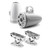 JL Audio M6 Sport White 7.7in Tower Speakers + ETXv3 Deck Mounting Fixture