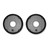 Wet Sounds DS18 Lower Tour-Pak 4-Speaker Harley Expansion Kit