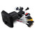 SSV Works RZ6-DMR4 2025-2026 Polaris RZR Pro R / S / XP Multi-Media Mounting Kit with JVC KD-MR305BTS Marine Radio