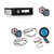 Clarion M508 Marine Stereo with 4 Premium RGB Speakers, Amps and 10-Inch Sub