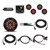 Rockford M2 Marine Radio, 4 6.5 Speakers, 10 Sub, 1500W Amp RGB Kit Black