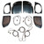 AHB IP-24-LIDKIT 24-Up Cut-In Lid Kit for non-speaker lids on saddlebags