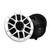 Wet Sounds SYN-DX4 Amp + 4 ZERO 6.5in Marine Speakers, White Grille