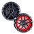 Memphis Audio 8" LED Marine Coaxial Speakers - 1 Pair (2 Units) - OEM Bulk Pack MXA80L With Metal Gray Grilles - Used, Open Box