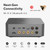 WiiM Amp Ultra Silver Streaming Amplifier | 100W/Ch at 8Ω | 3.5" Touchscreen | HDMI ARC | RoomFit