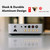 WiiM Vibelink Amp Space Gray Power Amplifier | 100W/Ch at 8Ω | ESS DAC | RCA, Optical & Coaxial Inputs
