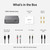 WiiM Vibelink Amp Space Gray Power Amplifier | 100W/Ch at 8Ω | ESS DAC | RCA, Optical & Coaxial Inputs