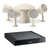 Focal Outdoor Landscape Package Light Color W/ 4 Satellites, In-Ground Sub And Naim Streaming Amplifier