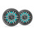 JL Audio M200 6.5" Marine Coaxial Speakers with Gray Sport Grilles with RGB LED Lighting - 010-04753-03
