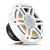 JL Audio M200 6.5" Marine Coaxial Speakers with White Sport Grilles with RGB LED Lighting - 010-04753-02